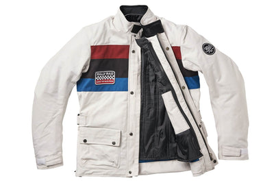 "RALLY RAID" JACKET WHITE